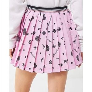 FILA X Fleamadonna Oda Printed Pleated Mini Skirt